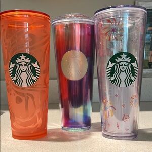 Starbucks Colorful Tumbler Set